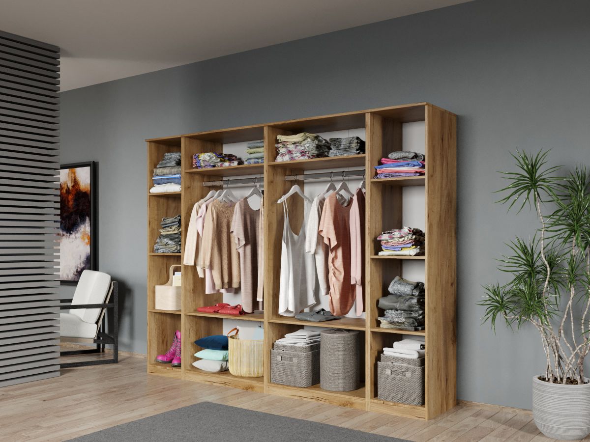 Dressing 246.4 cm stejar auriu c07