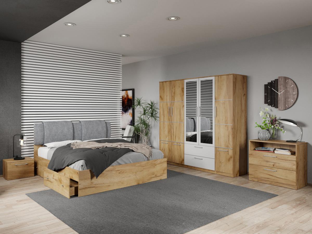 Set dormitor complet Stejar Adapto C11