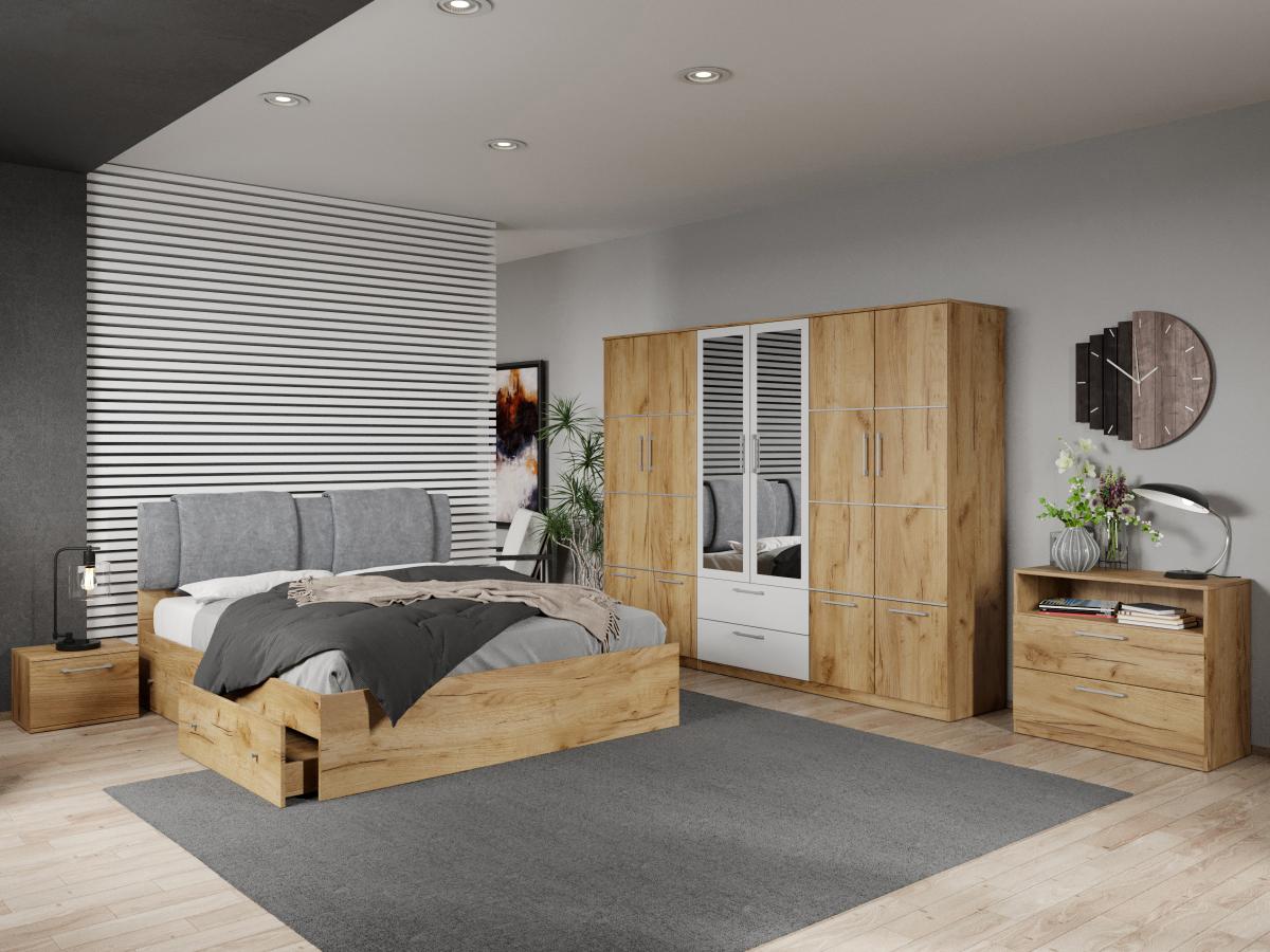 Set dormitor complet stejar adapto c15