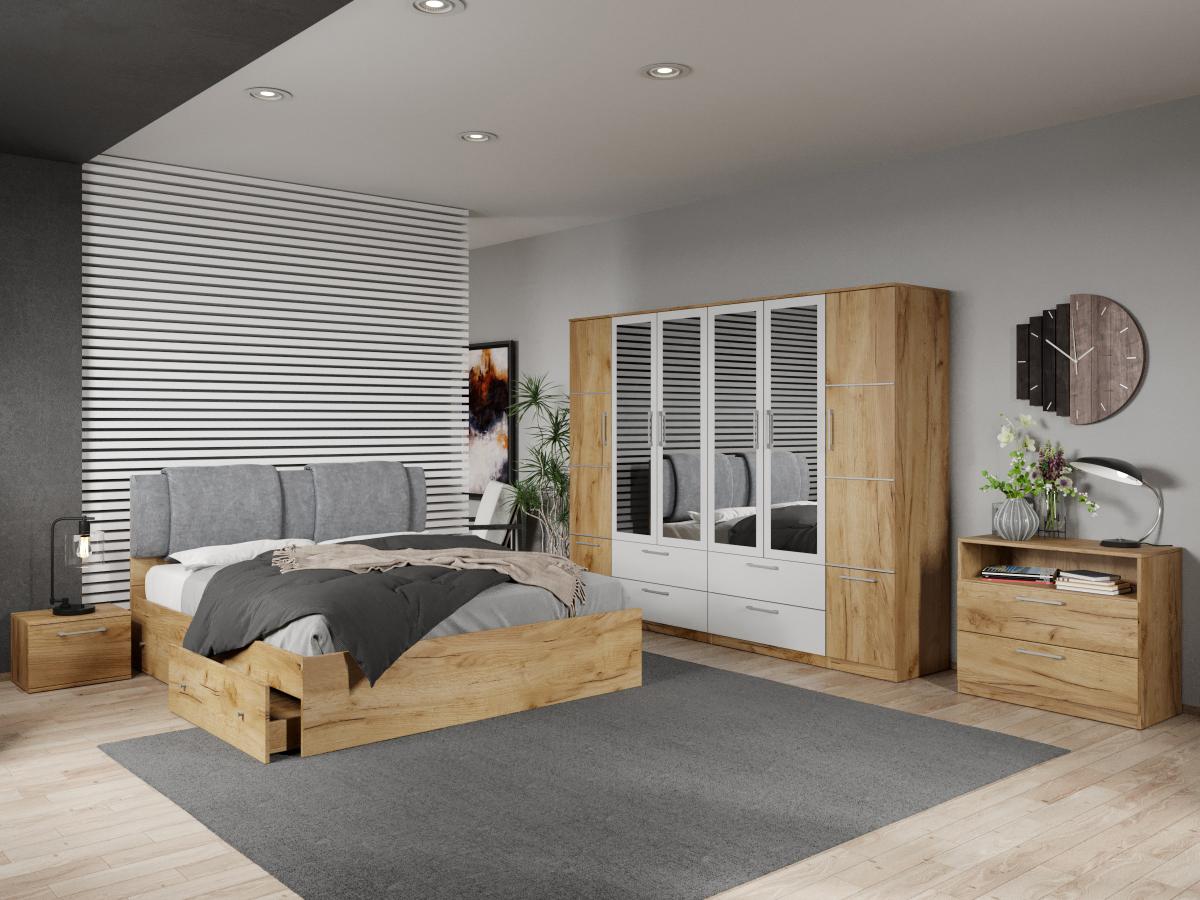 Set dormitor complet Stejar Adapto C19